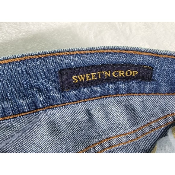 Lucky Brand Sweet N Crop Size 28 Blue Denim Mid-Rise Straight Leg Women's Jeans - Picture 5 of 16